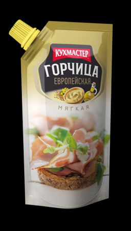 Горчица Кухмастер Европейская столовая дой-пак 140 г