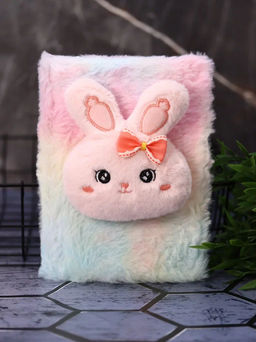 Блокнот плюшевый Cute bunny , 13х18 см, плотность 80 гр.