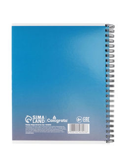 Тетрадь 96 листов в клетку, на гребне, Эстетика, МИКС