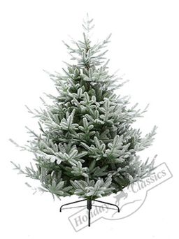 Ель "Бисквит" заснеженная хвоя PE+PVC h=1,80 м d= 1,36 м