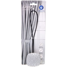 Подхват для штор на магните "Кутюрье серебро" 6*6см