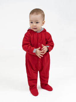 Комбинезон ясельный красный