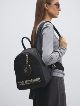 Женский рюкзак LOVE MOSCHINO CAMO CORE Артикул 4561370, черный  фото 5