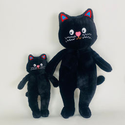 Мягкая игрушка Кот с кудрявыми усами 57 см