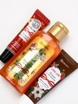 URAL LAB Арома Саунд Набор гель для душа, крем для рук и бальзам для губ, печенье