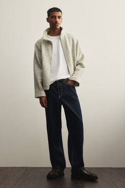 Chaqueta boucle de mezcla de lana Regular Fit - H&m фото 2