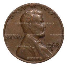 1 цент 1968 года D