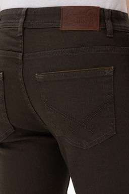 Erkek Kahverengi Slim Fit Jean Pantolon - U.s. polo assn фото 6