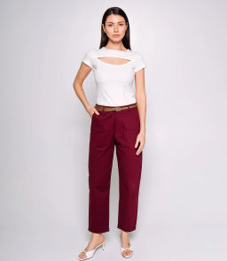 Брюки #ОКТ215001, бордовый