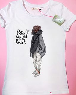 Эксклюзивная футболка Yana Pletneva упаковка плотный Zip пакет!