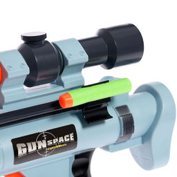 Пистолет Космическая пушка, стреляет мягкими пулями, с мишенями - Simaland фото 6
