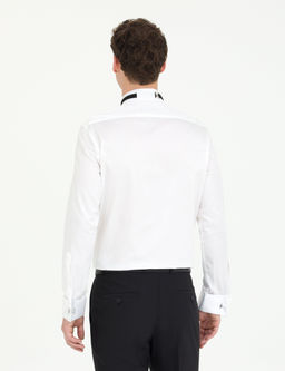 Beyaz Slim Fit Smokin G_mlek