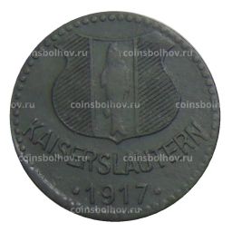 Монета 10 пфеннигов 1917 года Германия  Нотгельд Кайзерлаутерн