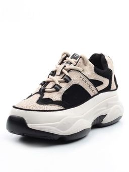 05-FDSJ01-1P BLACK Кроссовки женские (натуральная кожа, текстиль) - Фабричный китай фото 7