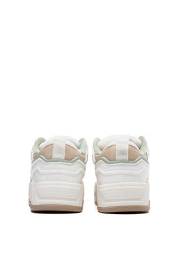 Кеды Бежевый/Зеленый/Коричневый