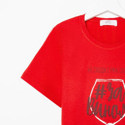 Футболка женская MIST «За вином», размер 40-42