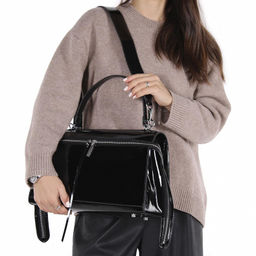 Сумка 1352-1TH black Polina&Eiterou