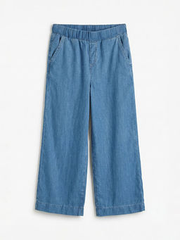 Wideleg K?z ?ocuk Jean Pantolon