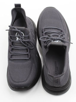 03-TEX-D01-04 DK. GREY Кроссовки летние мужские (текстиль)
