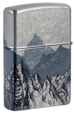 Зажигалка ZIPPO Набросок горы | Mountain Sketch 46280  фото 6