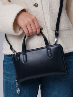 Сумка кожаная Azaro 30850 синий винтаж