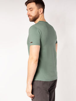 VILATTE / Футболка из премиального хлопка с эластаном  фото 3