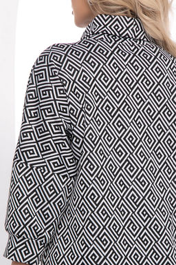 Платье Эльвира (черно-белое) П11066 - Lt collection фото 2