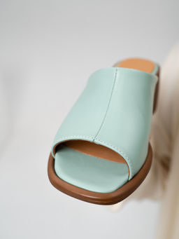 Сабо 4012.23663br.Мята+коричневый