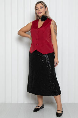 Юбка П-2216/1 Цвет:черный - Леди агата фото 4