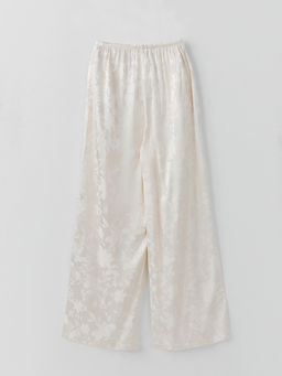 Брюки женские прямые бежевые с цветочным принтом - Mark formelle фото 6