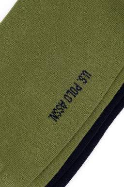 Мужские носки хаки неожиданно скидка в корзине - U.s. polo assn фото 3