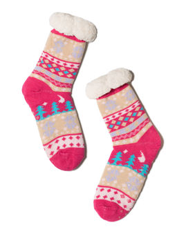 Цена за 2 пары. Носки теплые ESLI Носки-слиперы ESW004 - Conte elegant фото 2