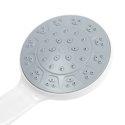 Цена за 2 шт. Лейка для душа ZEIN Z3524, d=80 мм, белый корпус, белая с серым