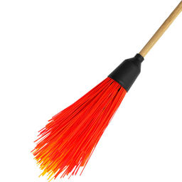 Метла полипропиленовая круглая 5-секц. с черенком