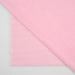 Цена за 2 шт. Лоскут плюш, 50×50 см, 220 г/м, светло-розовый №57