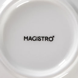 Тарелка для пасты Magistro Церера, 400 мл, d=19.5 см, фарфор, голубая  фото 5