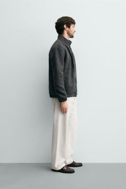 TEXTURED RELAXED FIT JACKET - Zara фото 12