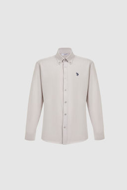 Erkek A__k Gri Uzun Kollu Basic G_mlek - U.s. polo assn фото 7