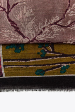FLORAL PRINT SCARF - Zara фото 4