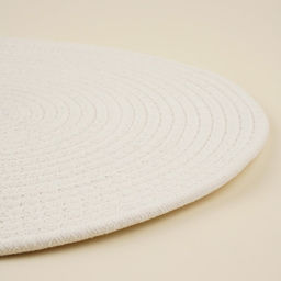 Салфетка сервировочная на стол SL Home, хлопок, d=38 см, белая