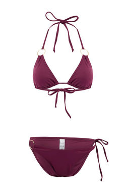 Murdum Ucgen Kapl? Aksesuarl? Normal Bel Regular Bikini Tak?m? TBESS26BT00034
