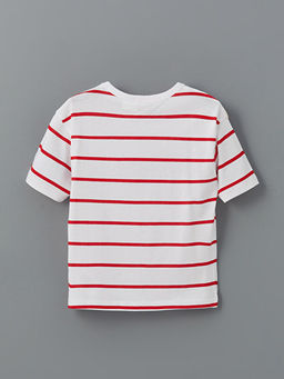 Bisiklet Yaka Sonic Bask?l? Penye Erkek ?ocuk Ti??rt