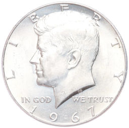 1/2 доллара (50 центов) 1967 года США