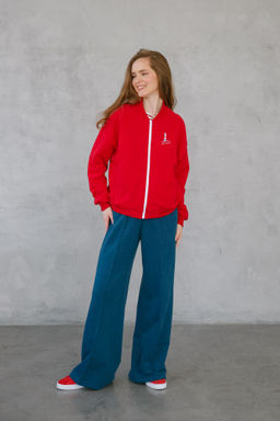 Бомбер женский Lighthouse Red - Captain's mate фото 2