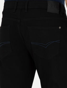Koyu Lacivert Slim Fit Pamuklu Jean Pantolon
