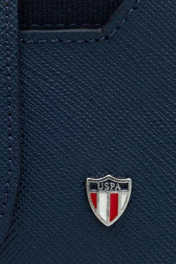 Мужская визитница темно-синего цвета - U.s. polo assn фото 5