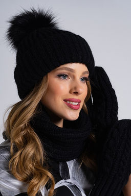 Варежки вязанные на подкладке из флиса . - А+б коллекция фото 3