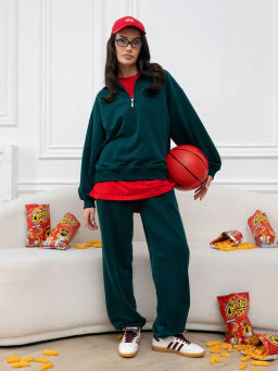 Толстовка женская Пич Изумрудный - Modamica фото 14