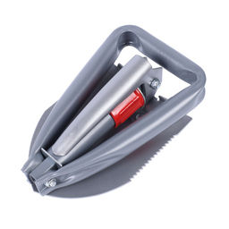 Лопата складная саперная ИРЕМЕЛЬ СПУТНИК-03 тол.1.5мм, дл.46.5см, лезвие 15.5x11.2см, термообр. углерод. сталь, 42-46HRC, алюм. ручка, чехол/уп18 - Галеонтрейд фото 2