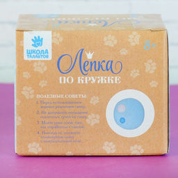 Кружка для декорирования полимерной глиной Серый енот, 300 мл - Школа талантов фото 5